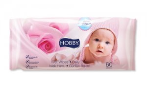 Hobby Gental Care Wet Wipes Rose Extract
