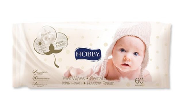 Hobby Gental Care Wet Wipes Camomile Extract